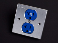 SINE正玄 SW-2P ( Platinum )美式雙位冷凍插座(白金)