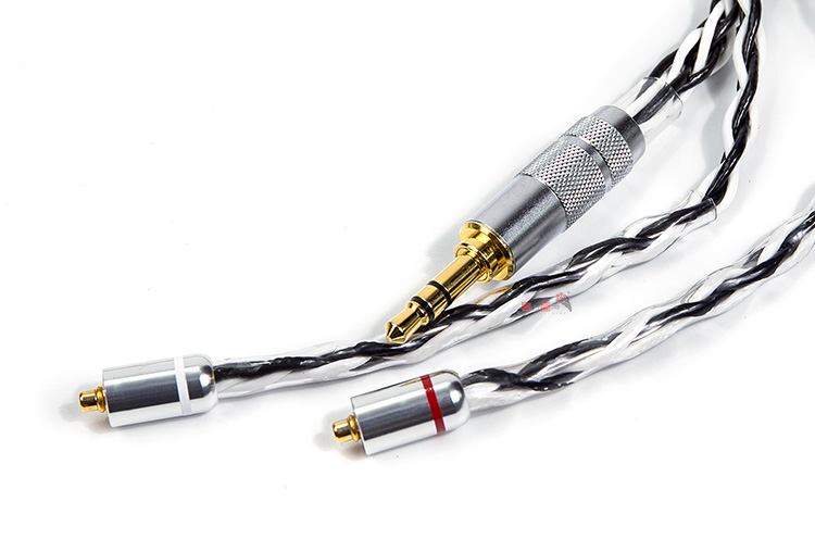 晶彩Double Duet 3.5mm耳机线Crystal Cable随身听升级线MMCX
