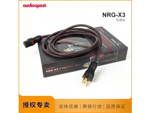 线圣NRG-X3电源线AUDIO QUEST行货音响功放CD解码耳放连接线