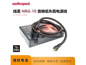 美国Audio Quest线圣 NRG-10美标72V DBS发烧级功放CD解码电源线